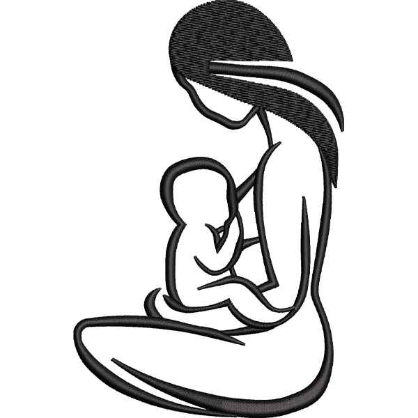 Mom With Baby Design