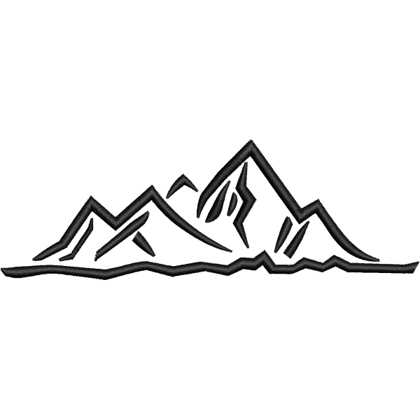Mountain Outline Design