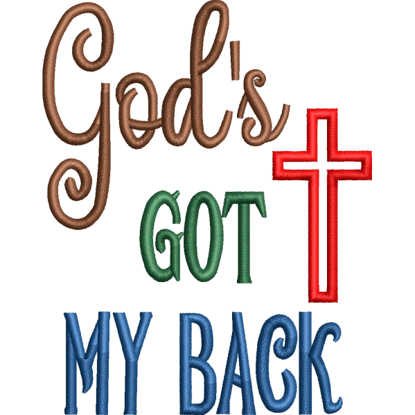 God Got My Back Design