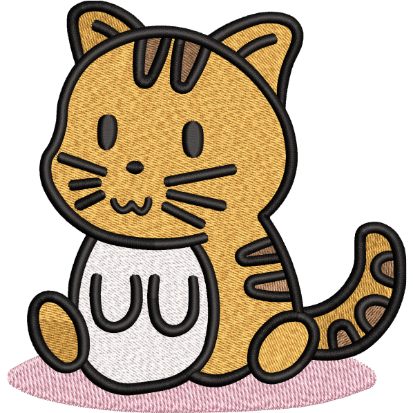Napkin Wearing Cat