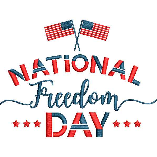 USA National Freedom Day Design