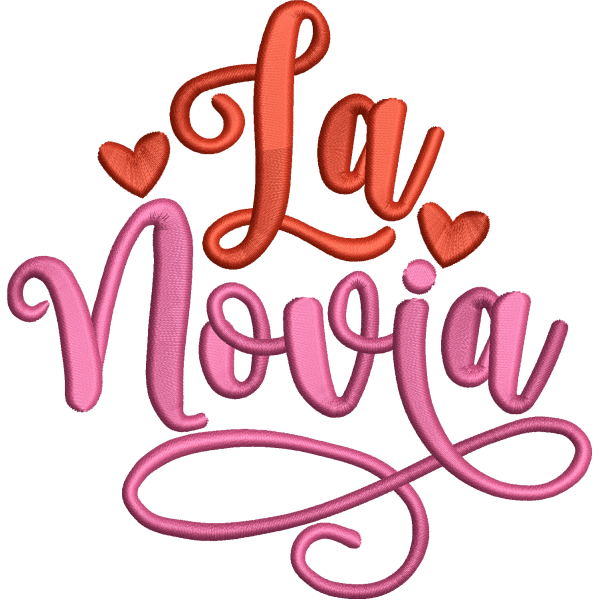 La Novia Embroidery Design