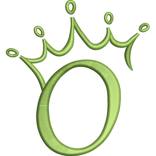 Crown Letter O Design