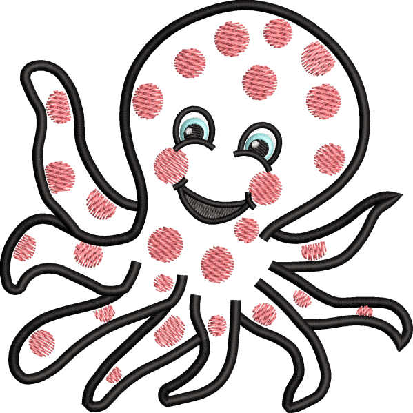 Smiling Octopus Design