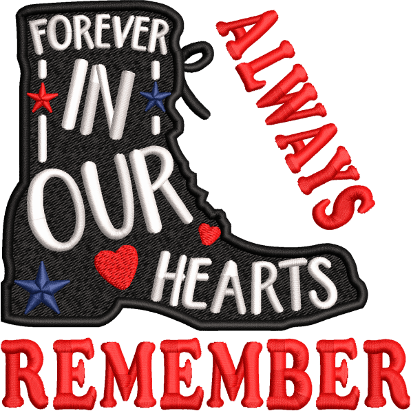Always Remember Heros Design