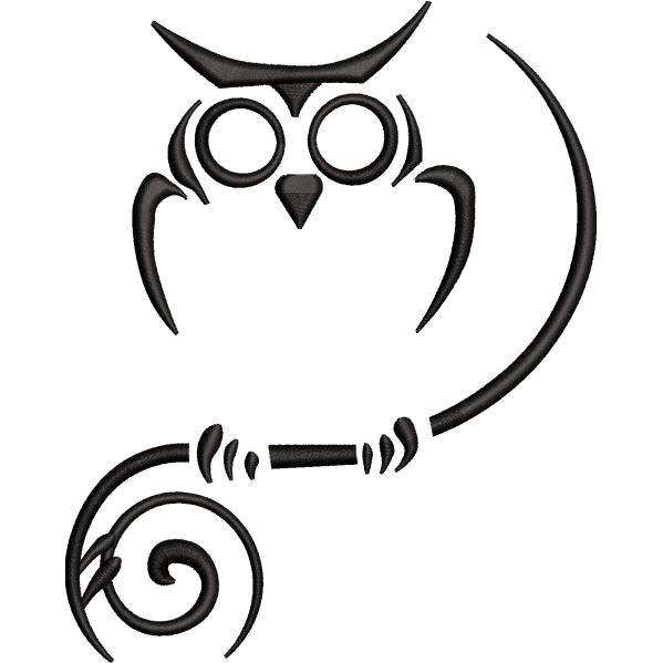 Owl Close Eye Design