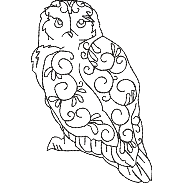 Owl Setting Sketch