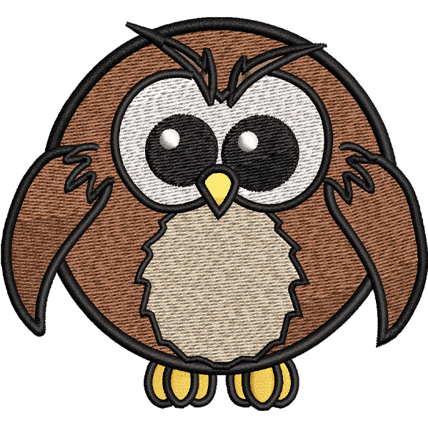 Baby Round Brown Owl