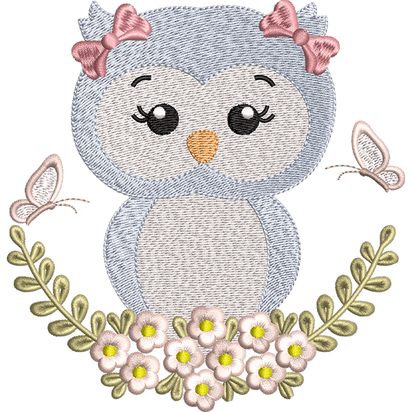 Baby Owl Girl Design