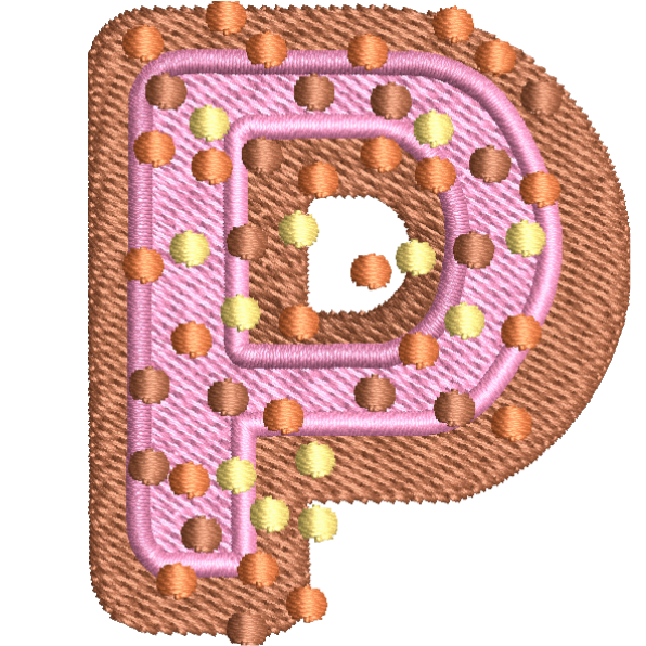 Pink Alphabet P