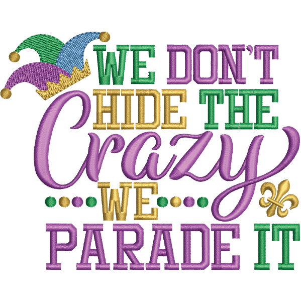 We Parade It Text Design