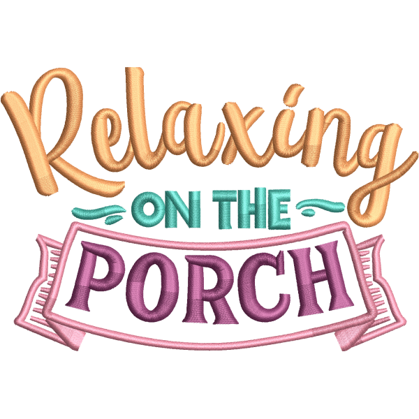 Relaxing On The Porch Design