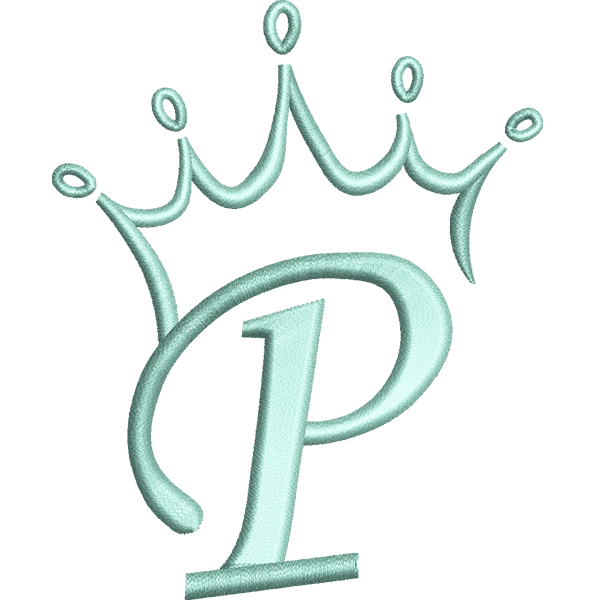 Crown Letter P Design