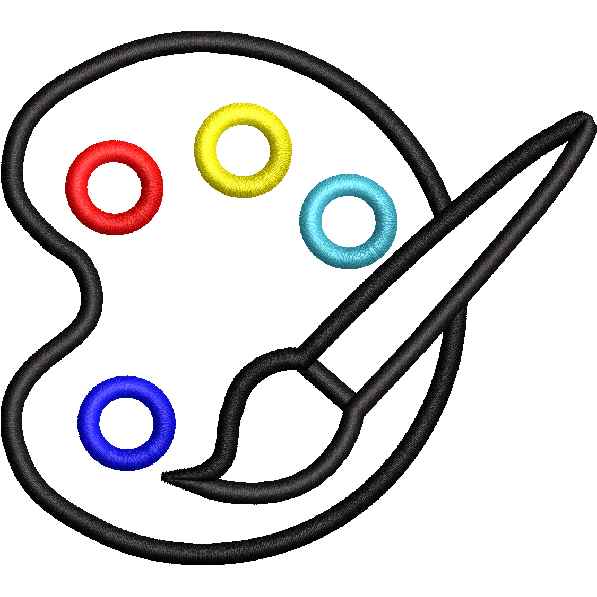 Brush With Paint Design