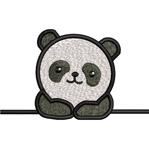 BW Baby Panda Design
