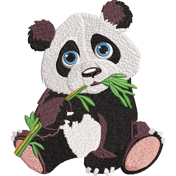 Panda Eating Design