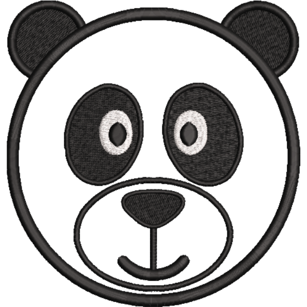 Panda Face Design