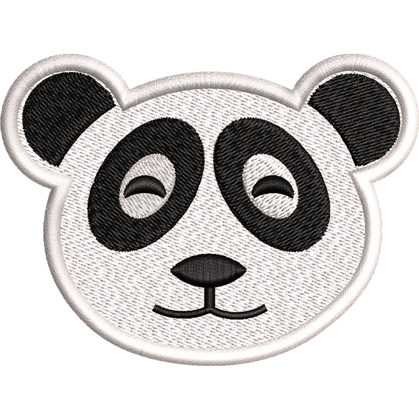 Cute Panda Face Design