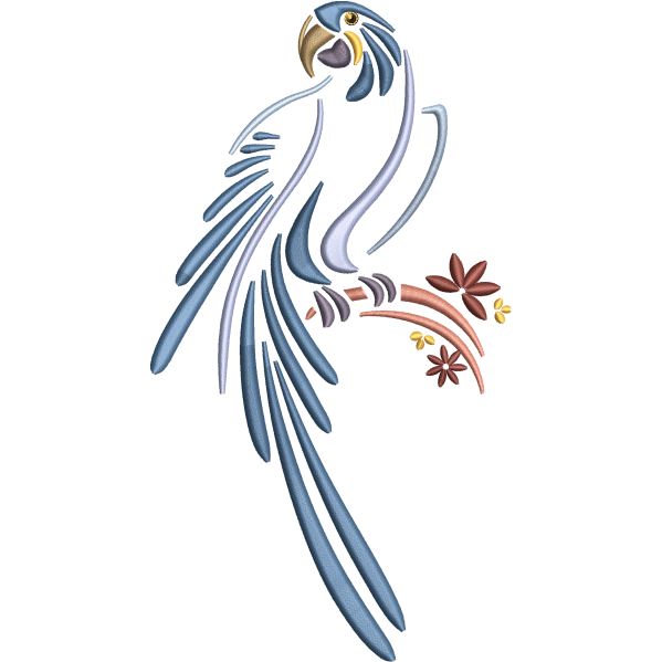 Parrot Outline Design