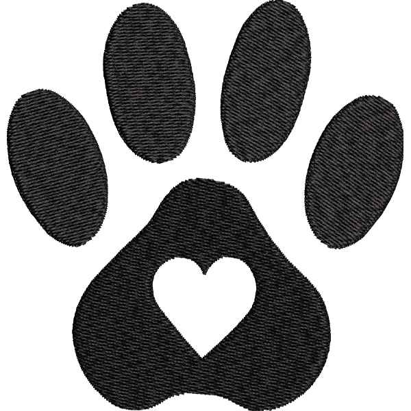 Paw Black Design
