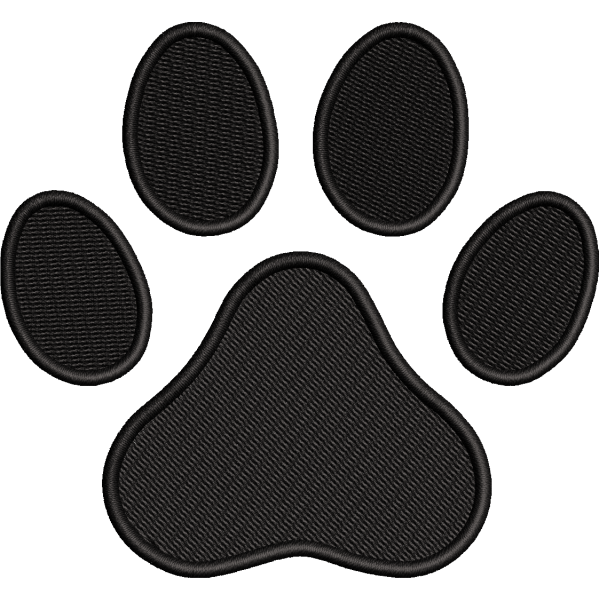Pet Paw Embroidery Design
