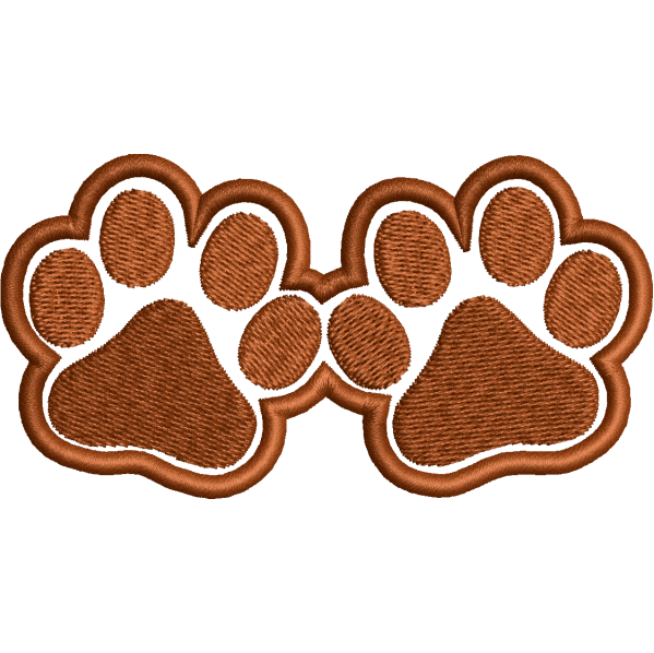 Paw Embroidery Design