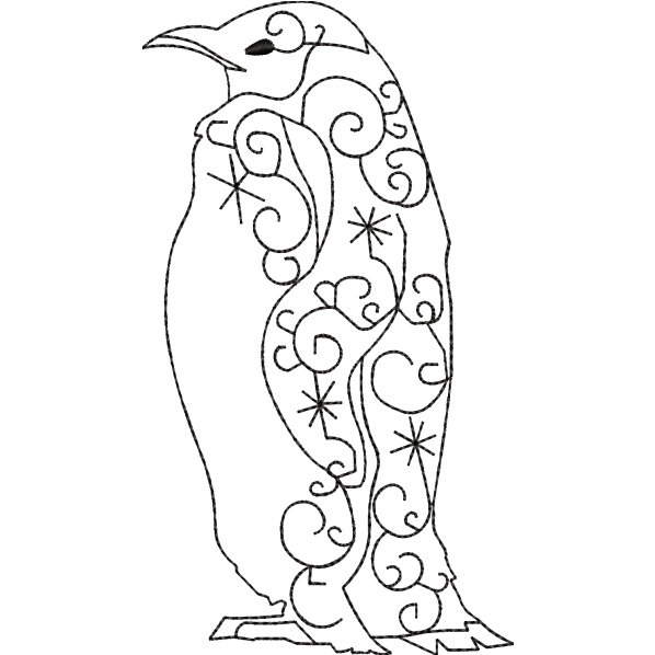 Penguin Setting Sketch