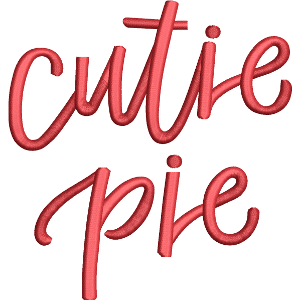 Fancy Cutie Pie Monogram