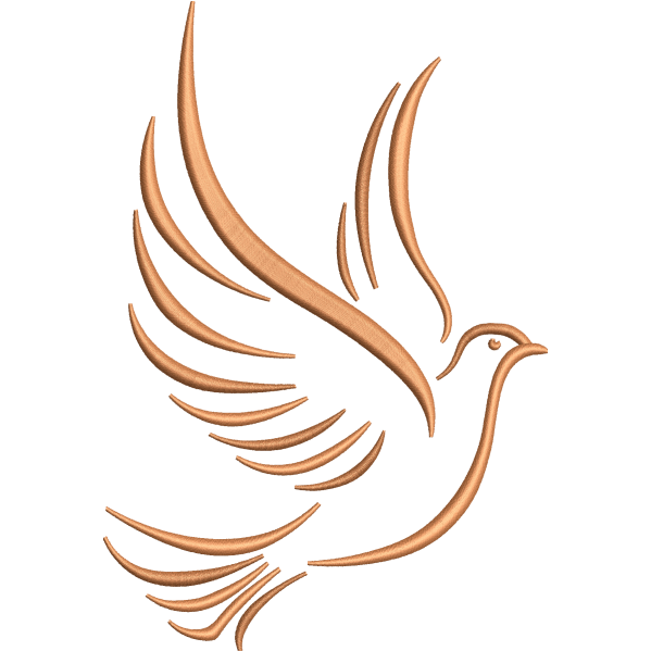 Orange Bird Outline