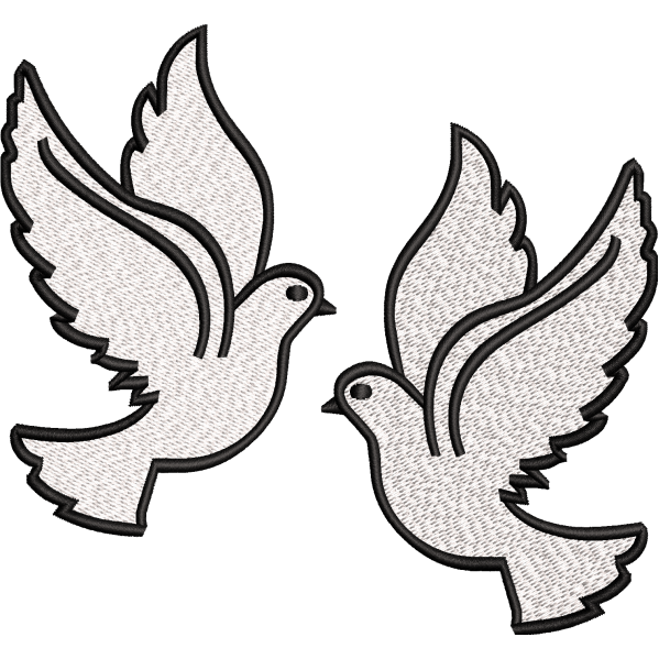 Flying Birds Sketch Design
