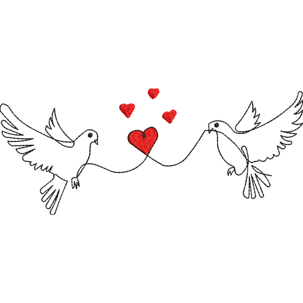 Lovely Couple Pigeon