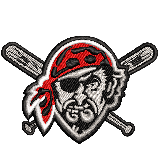pirate embroidery design