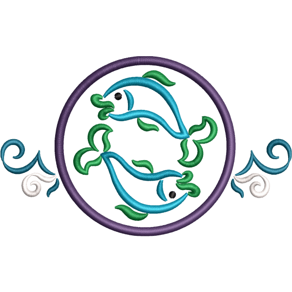 Pisces In Frame Design