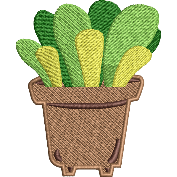 Plant Embroidery Design