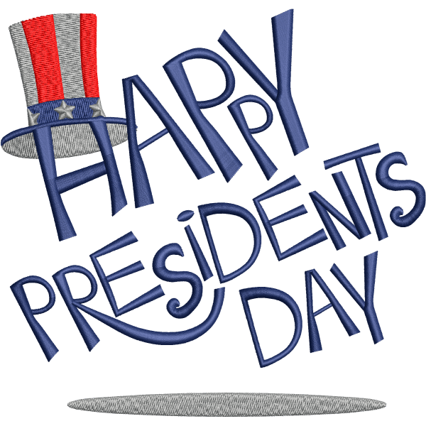 Happy Presidents Day Letter Design