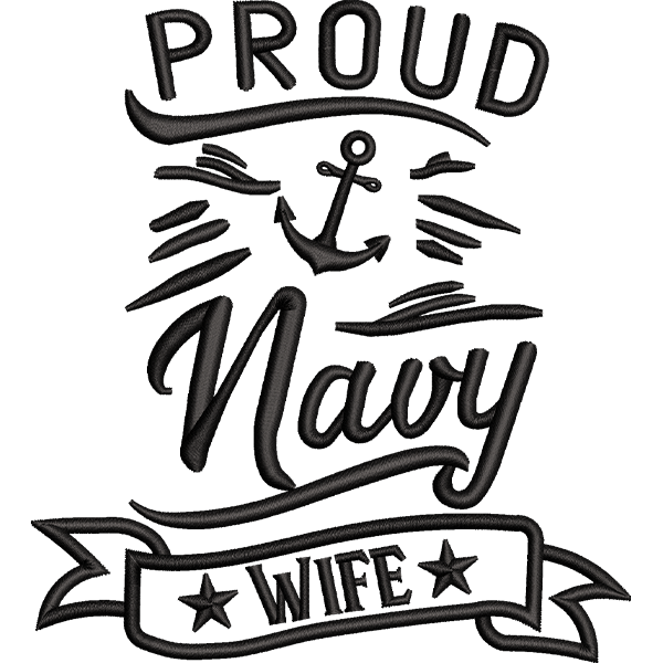 Proud Embroidery Design