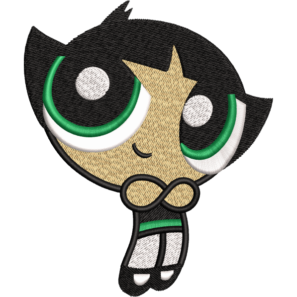 green puff design