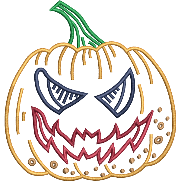 Scary Jack-O-Lantern Design
