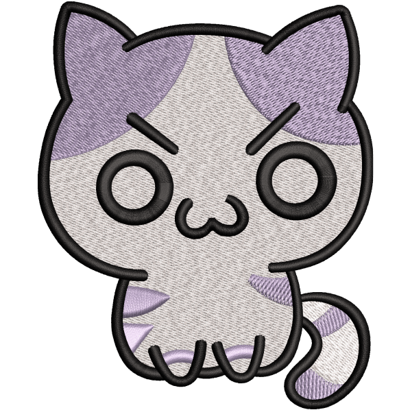 Purple cat design