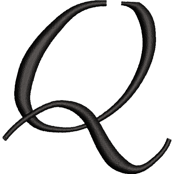 Q Embroidery Design