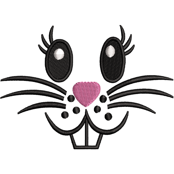 Spot Rabbit Face Design