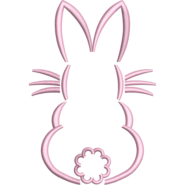 Bunny Outline Design