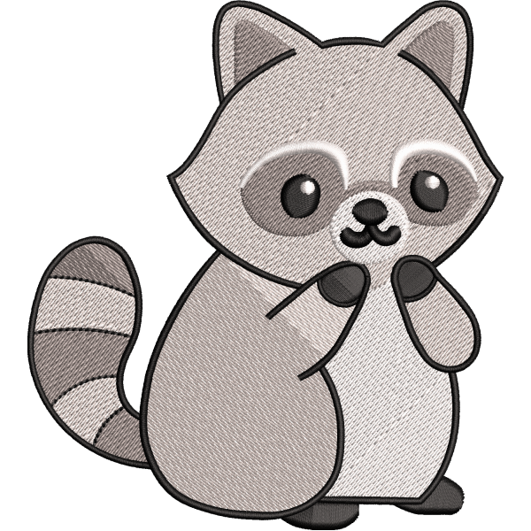Cute Raccoon Design