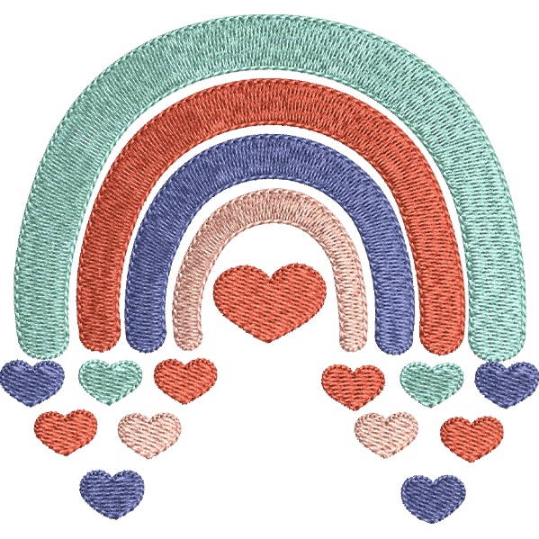 Multicolor Rainbow Design
