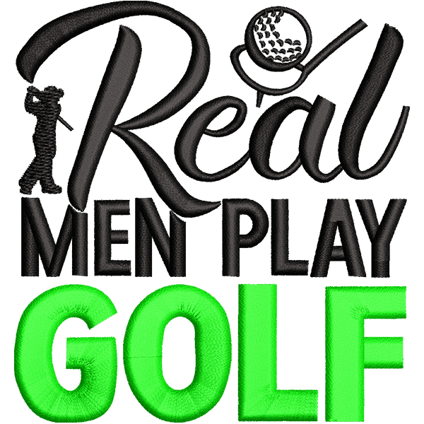 Golf Text Design