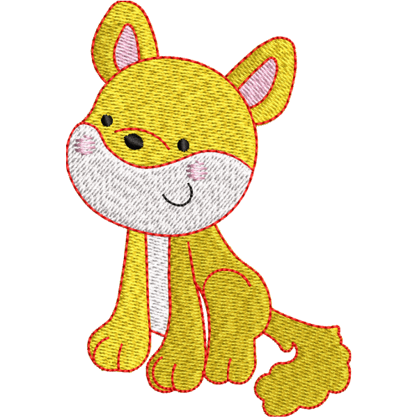 Dingo Embroidery Design