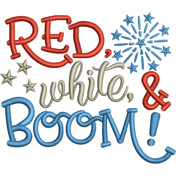 Red White And Boom Design