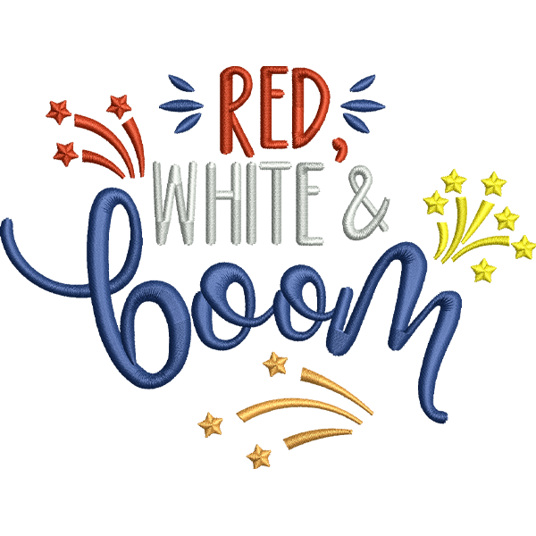 Red White Boom Design