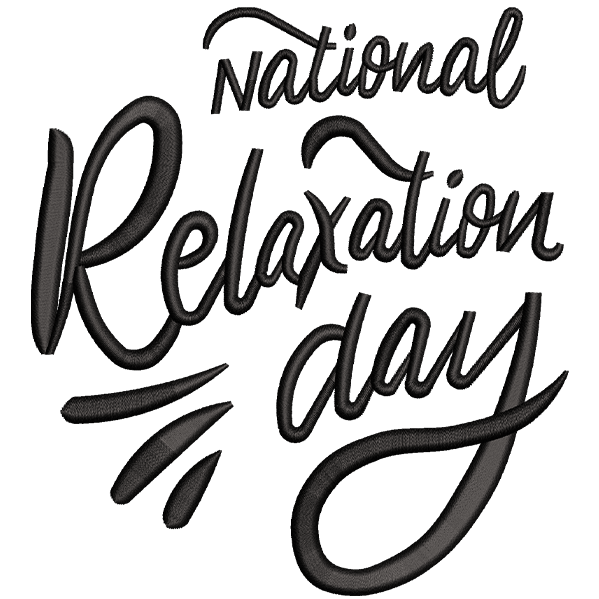 National Relaxation Day Design