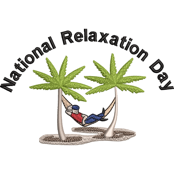 National Relation Day Embroidery Design